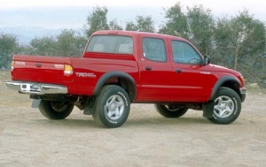 In this photo, there is a 2000 - 2003 Toyota Tacoma TRD Supercharged Truck.