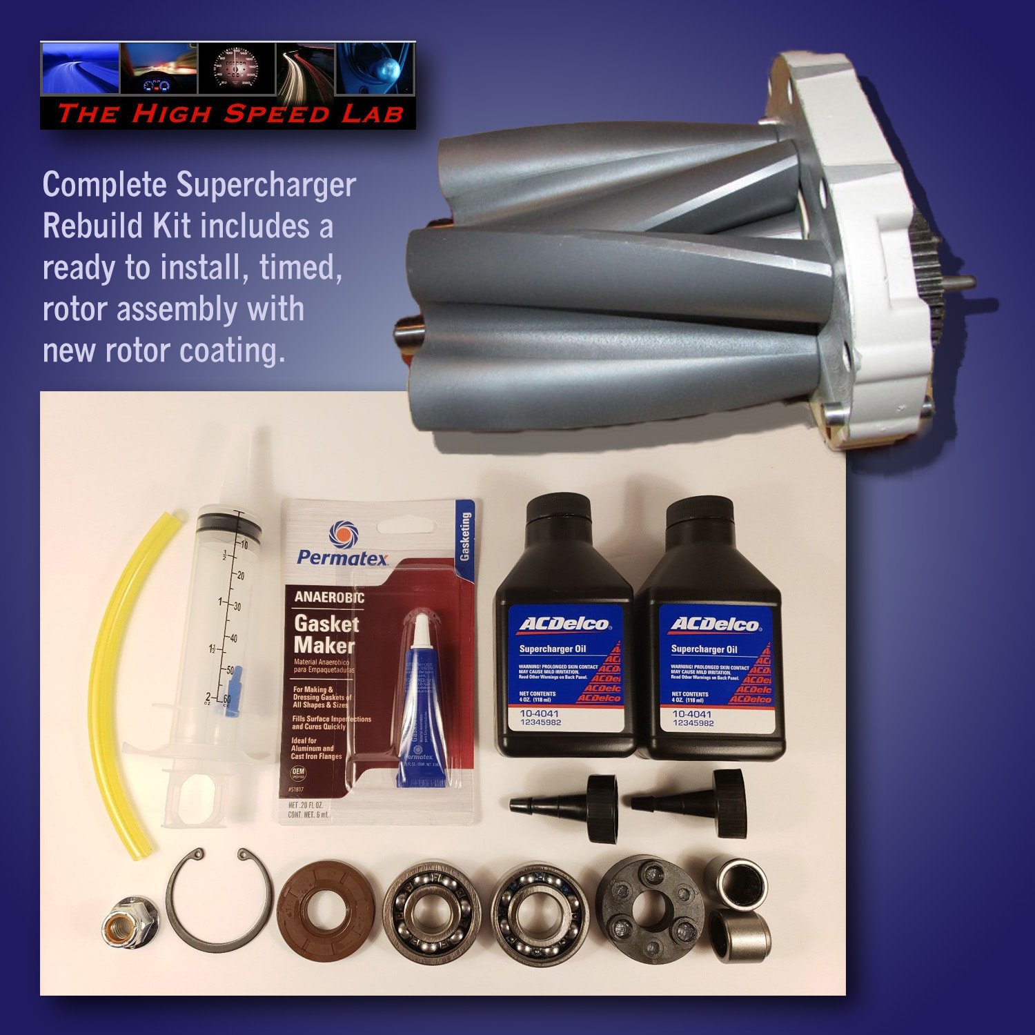 Toyota 4Runner T100 3.4 5VZFE Supercharger Rebuild Kit TRD Eaton